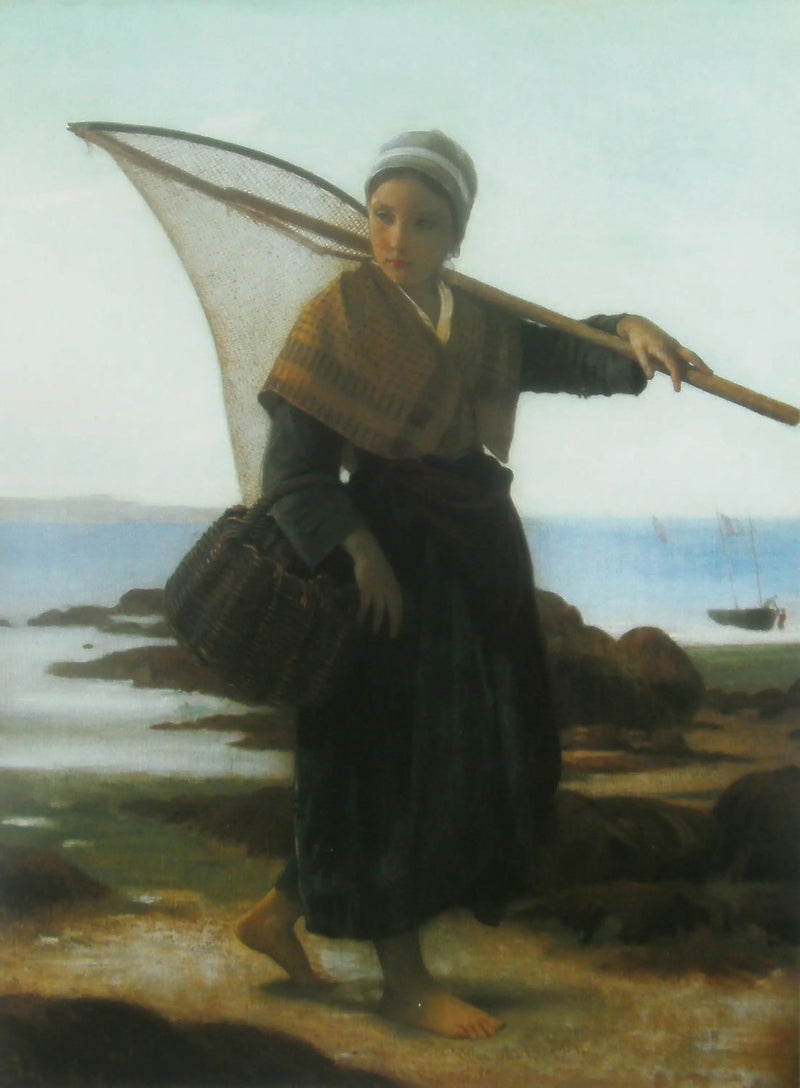 Pescadora de camarones - Bouguereau