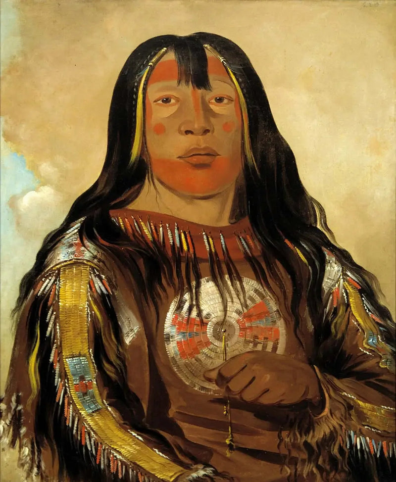 Peh-tó-pe-kiss, Côtes d'Aigle, un jefe Piegan - George Catlin