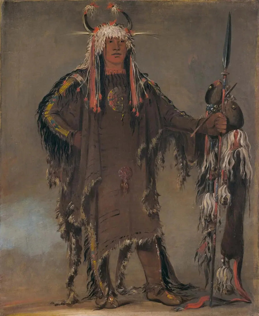 Peh-tó-pe-kiss, Côtes d'Aigle, un jefe Piegan - George Catlin