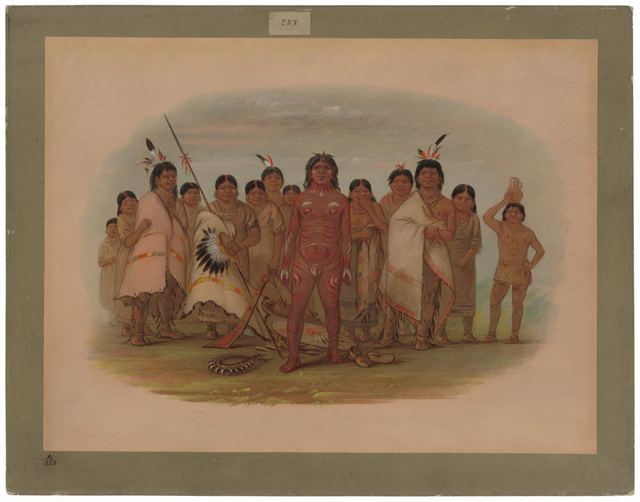 "Píntame" - Apachee - George Catlin