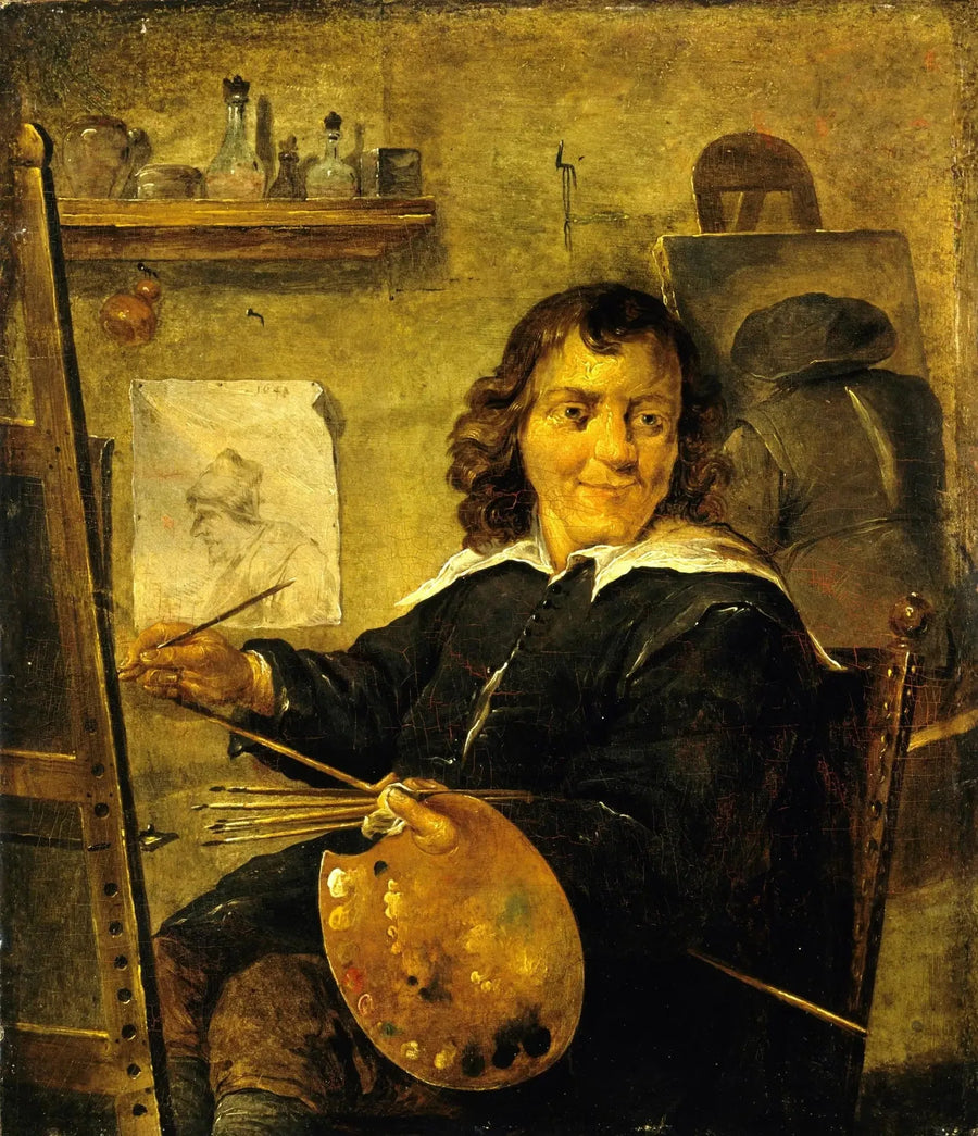 Pintor en su taller - David Teniers el Joven