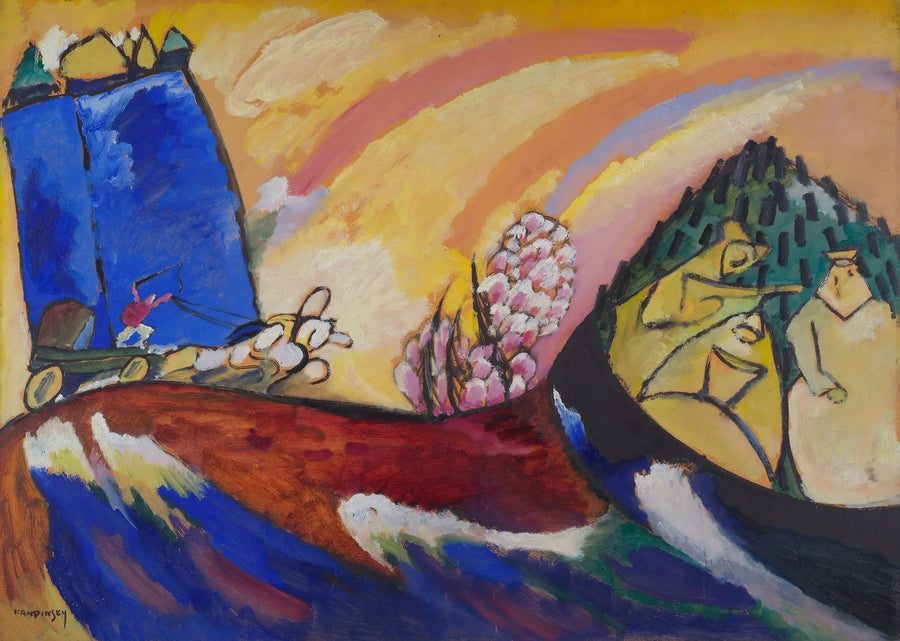 Pintura con Troika - Vassily Kandinsky