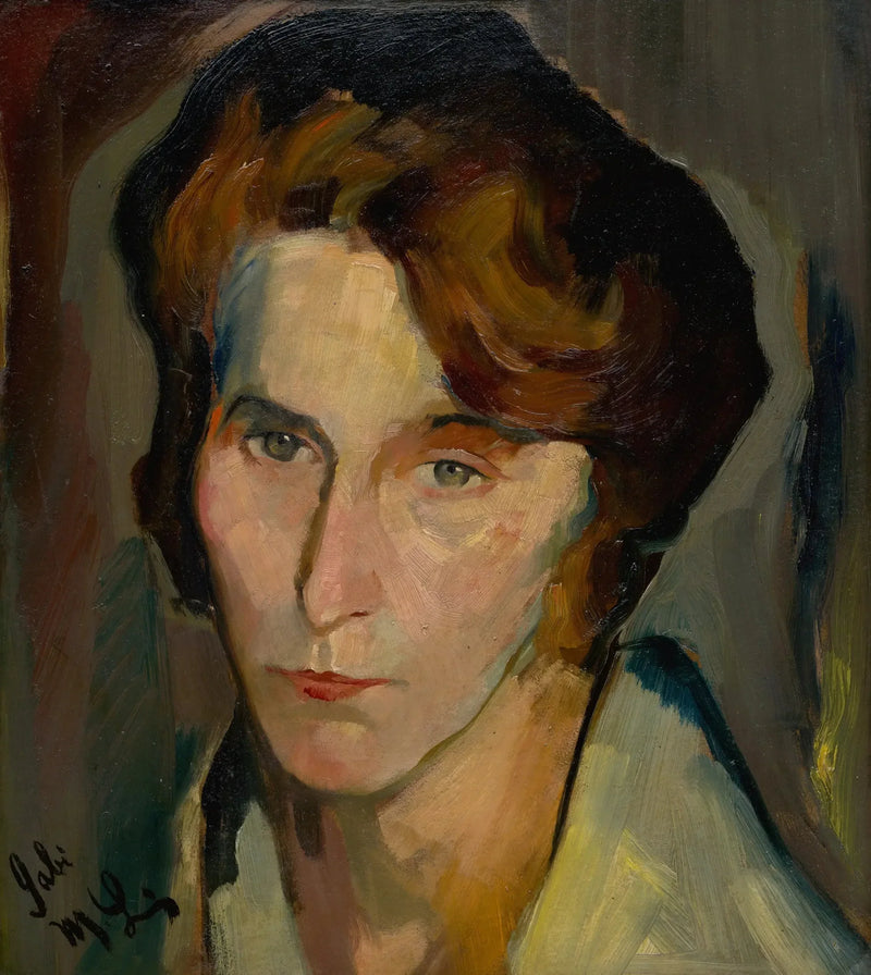 Pintura de la madre del artista - Max Liebermann