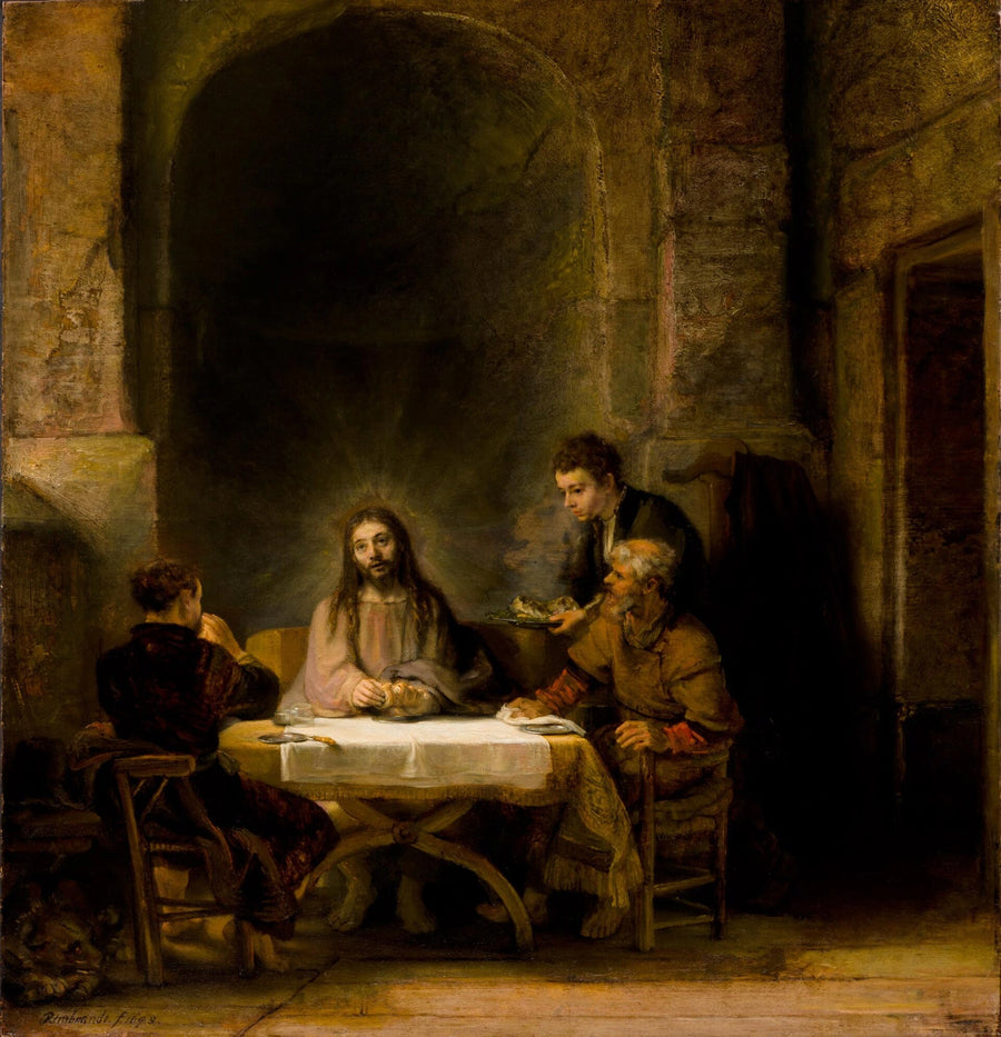 Los peregrinos de Emaús - Rembrandt