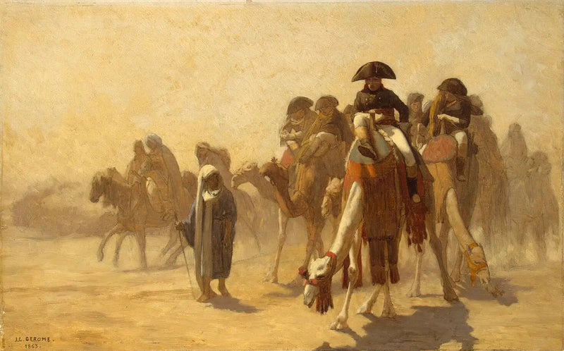 Colgante Napoleón su campaña en Egipto - Jean-Léon Gérôme