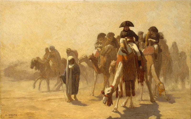 Colgante Napoleón su campaña en Egipto - Jean-Léon Gérôme