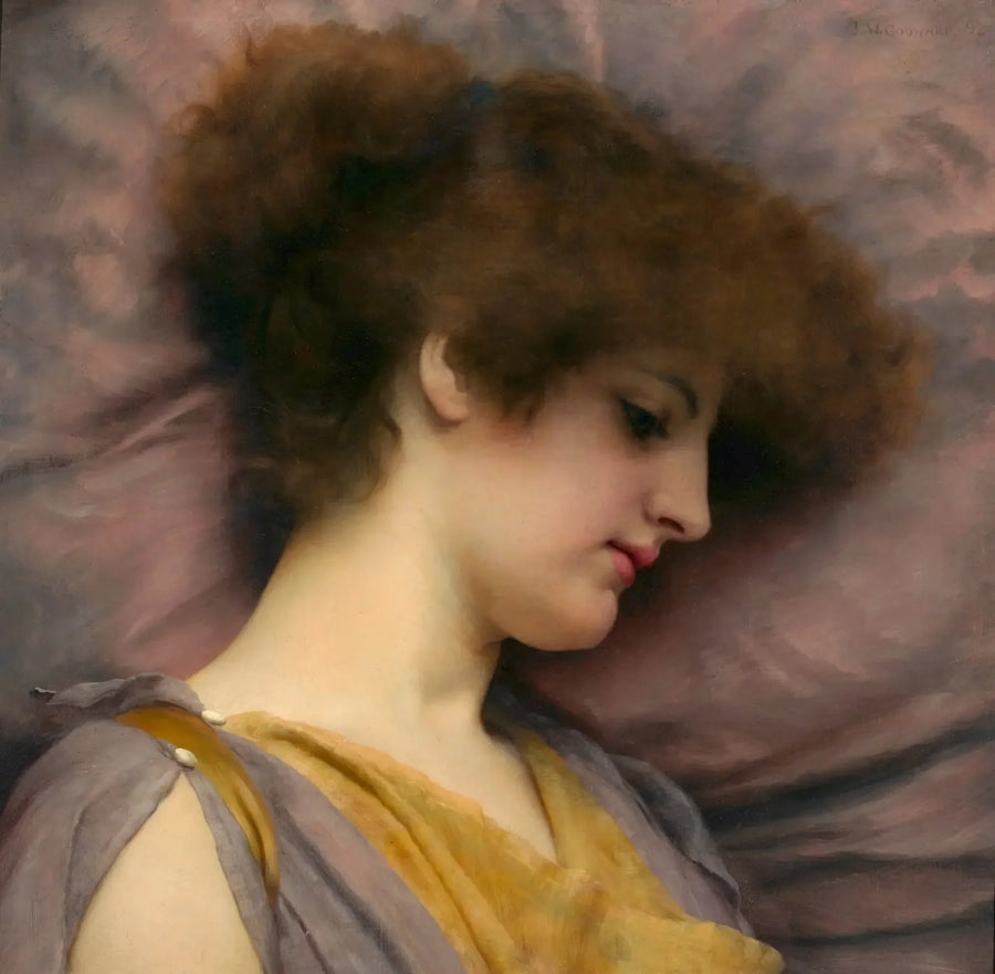 Pensamientos lejanos (Rose Pettigrew) - John William Godward