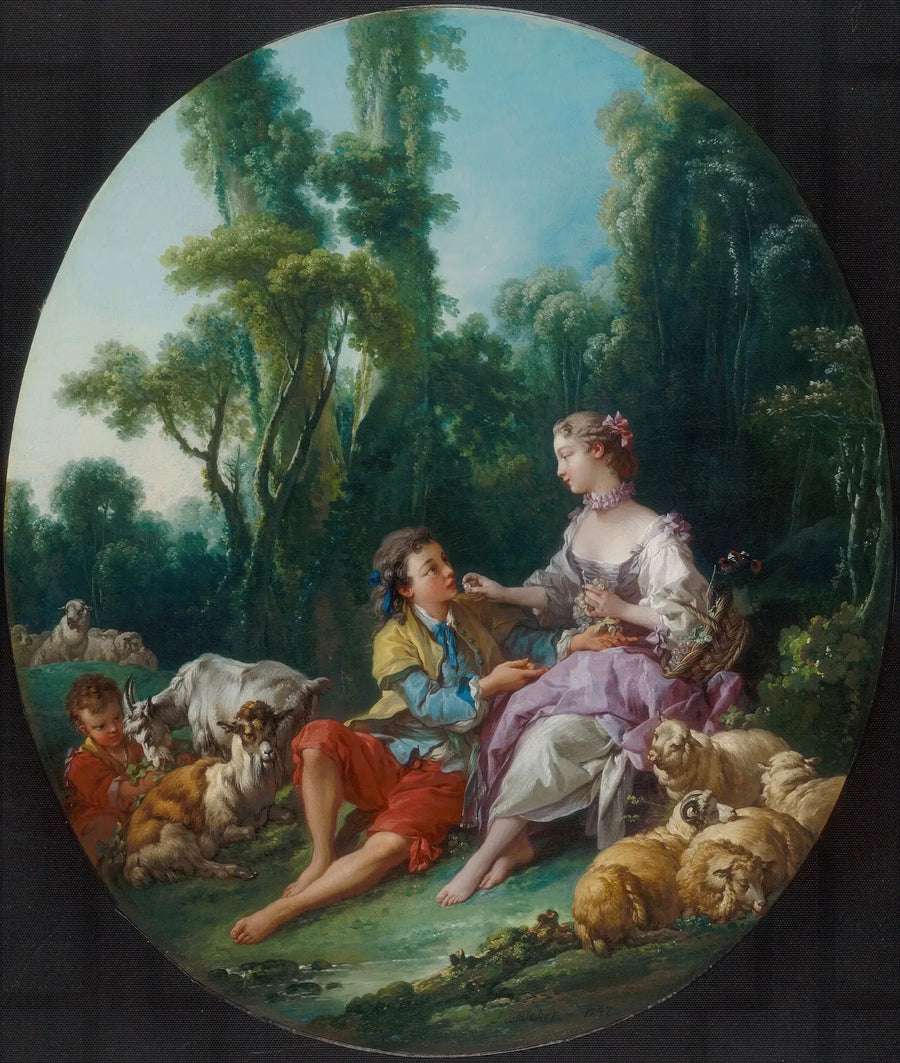 ¿Piensan en la uva? - François Boucher