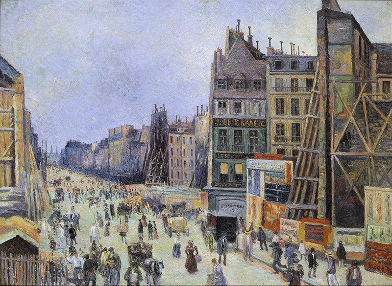 Perforación de la calle Réaumur - Maximilien Luce