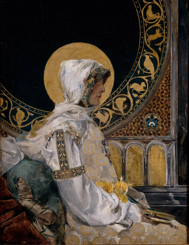 Papá Noel en oración - Joaquín Sorolla