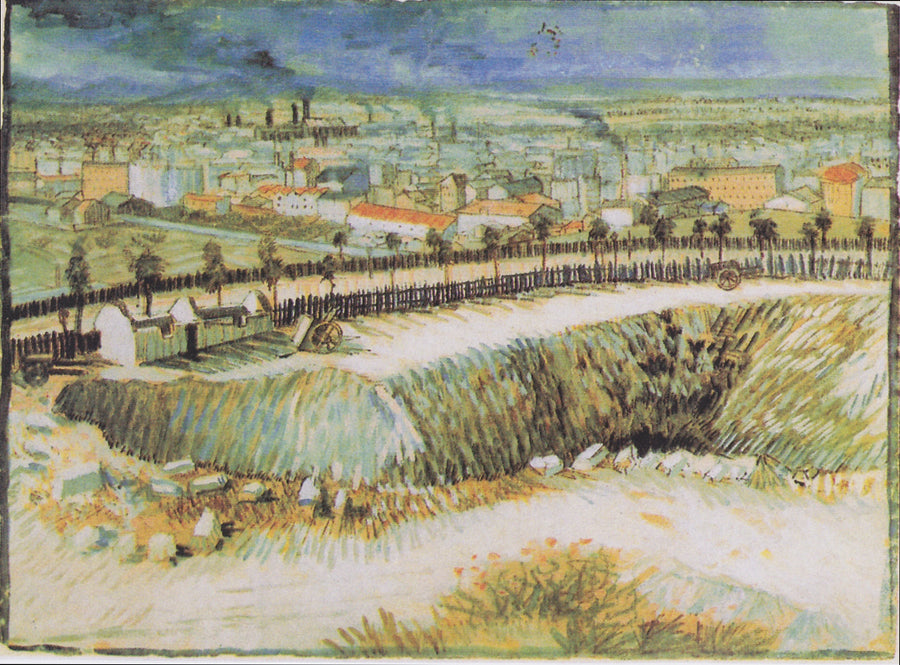 En las afueras de París, cerca de Montmartre - Vincent van Gogh