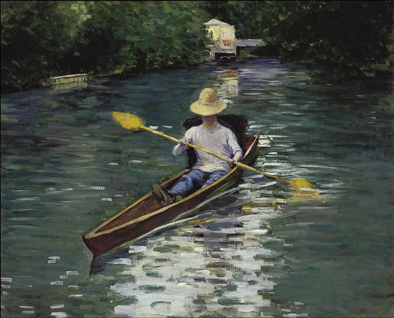 Périssoire en el Yerres - Gustave Caillebotte