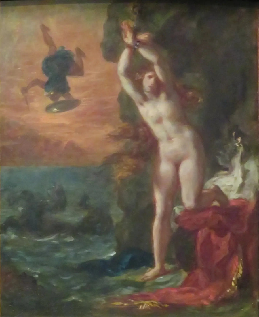 Perseo y Andrómeda - Eugène Delacroix