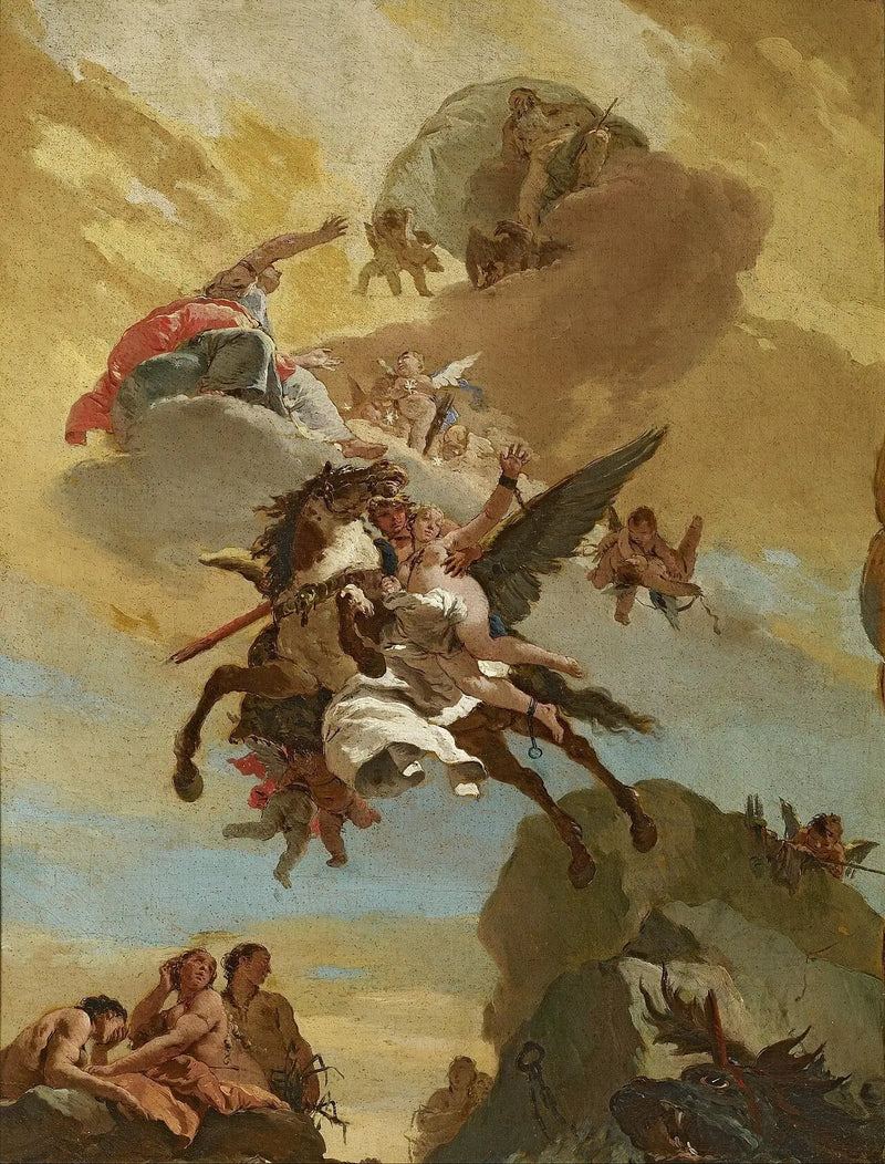 Persé and Andrómeda - Giovanni Battista Tiepolo