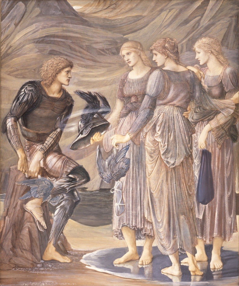 Perséfone y las ninfas del mar (El armamento de Perséfone) - Edward Burne-Jones