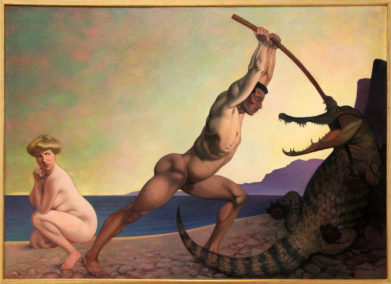 Persée matando al dragón - Félix Vallotton