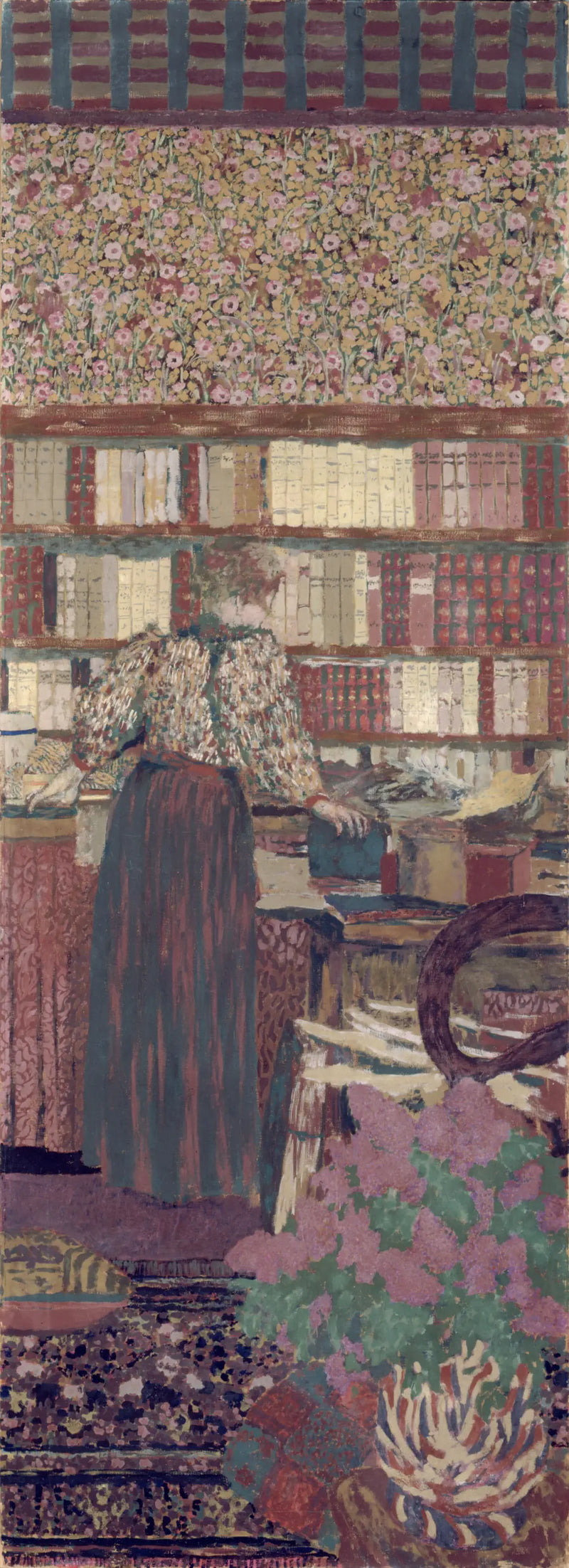 Personajes en un interior. La elección de los libros - Édouard Vuillard