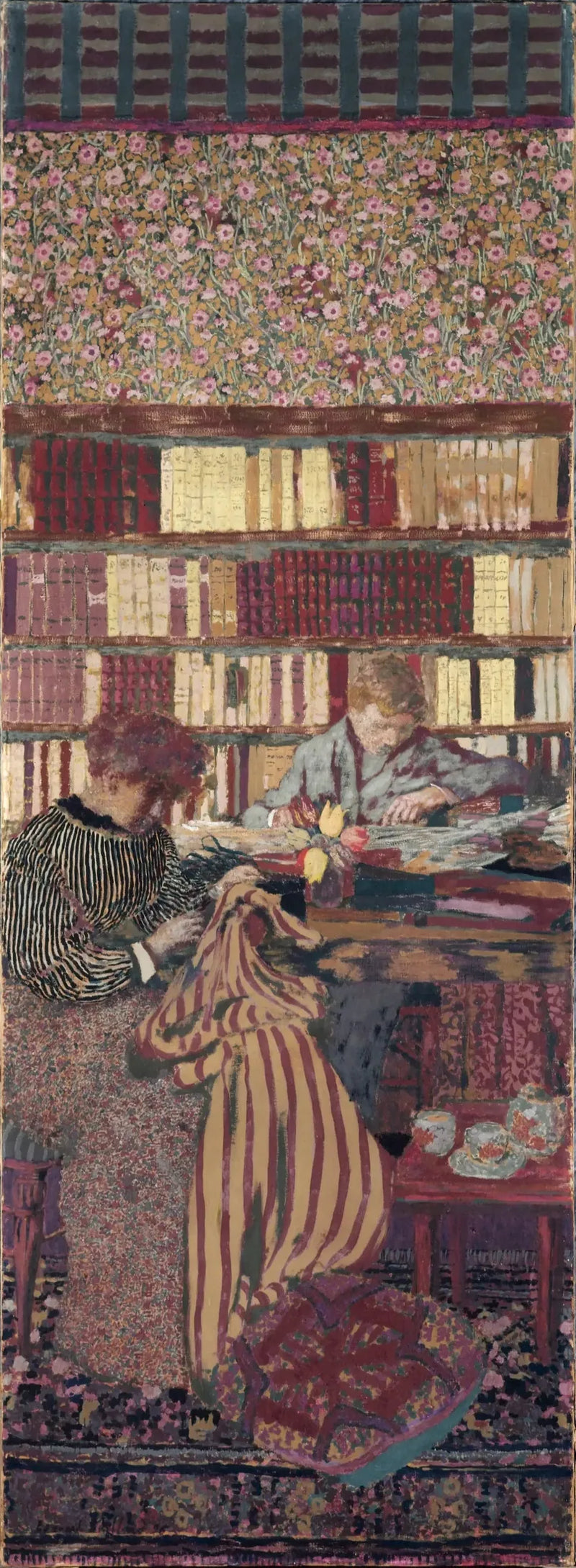 Personajes en un interior. La obra - Édouard Vuillard