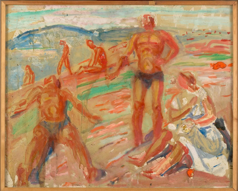 Personas tomando el sol - Edvard Munch
