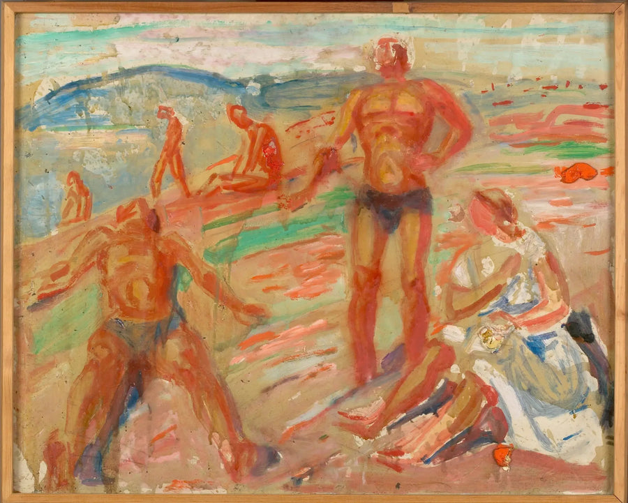 Personas tomando el sol - Edvard Munch