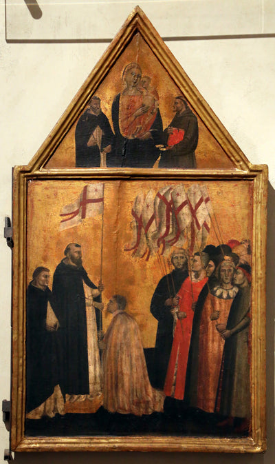 Peter Matyr Gives Standard to Misericordia - Andrea Orcagna - Alpha Reproduction