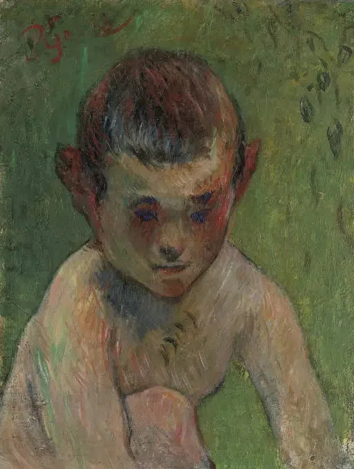 Pequeño bañista bretón - Paul Gauguin
