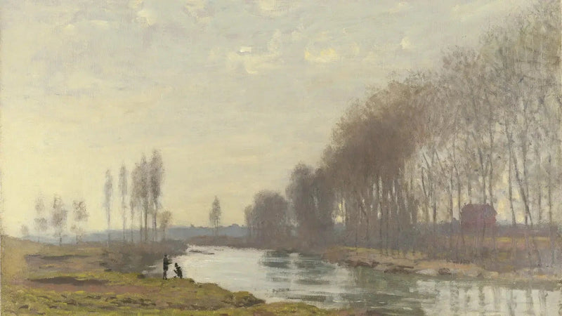 Le Petit Bras de la Seine en Argenteuil W196 - Claude Monet