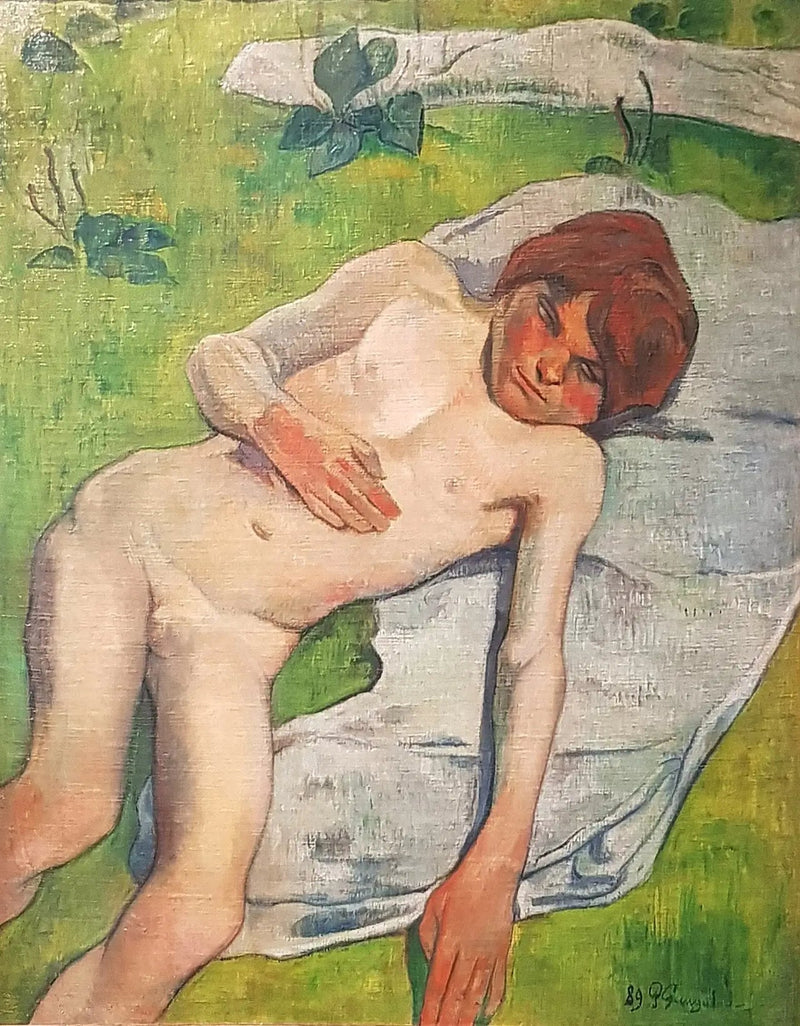 pequeño breton desnudo - Paul Gauguin