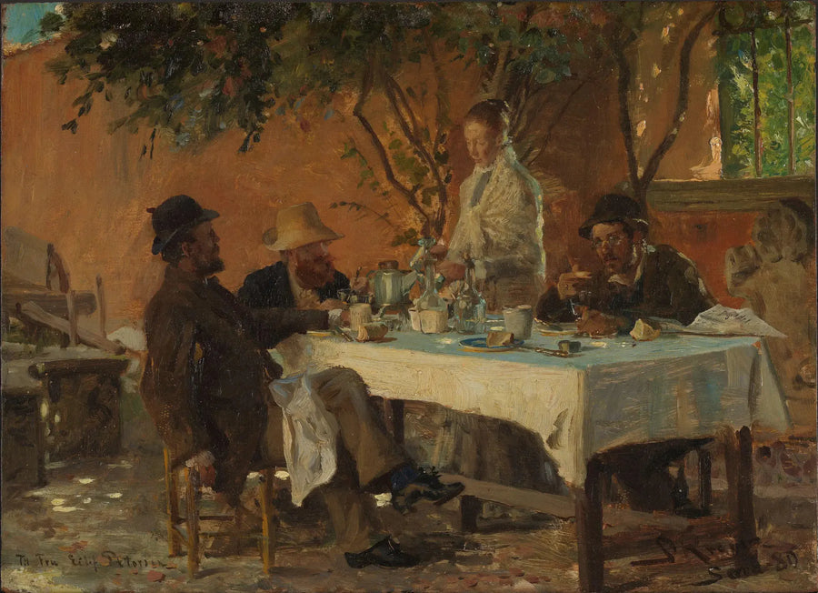 Desayuno en Sora - Peder Severin Krøyer