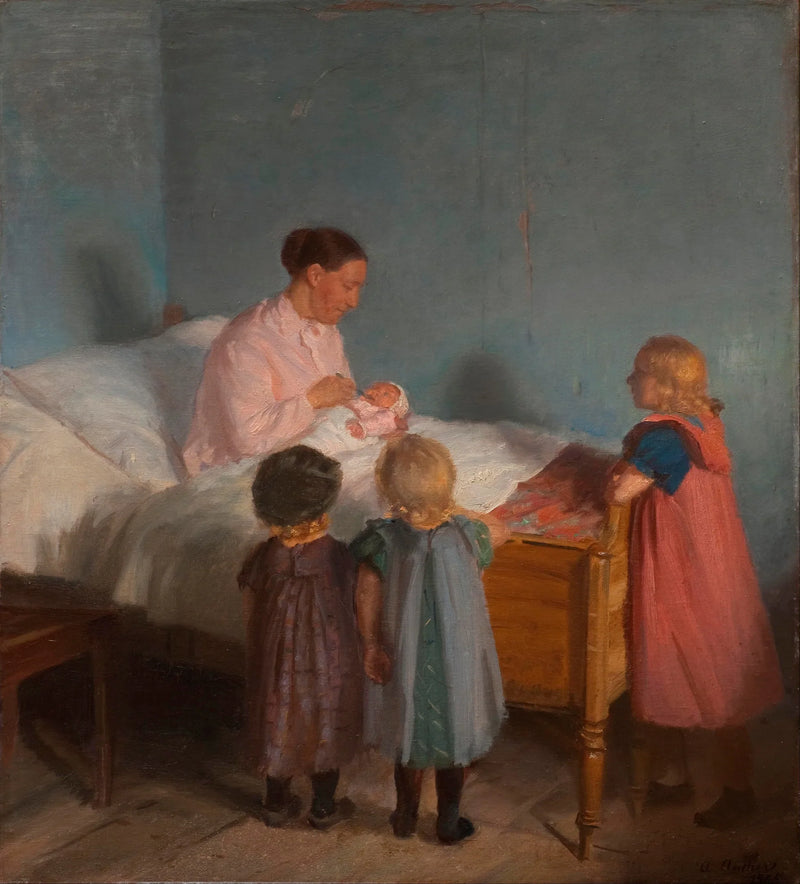 Hermano pequeño - Anna Ancher