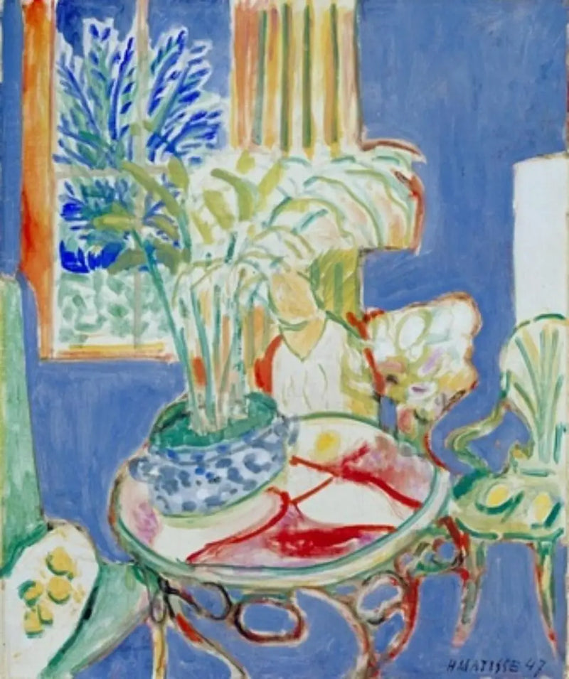 Pequeño interior azul - Henri Matisse