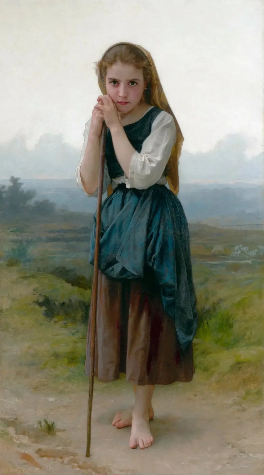Pequeña Pastora - Bouguereau
