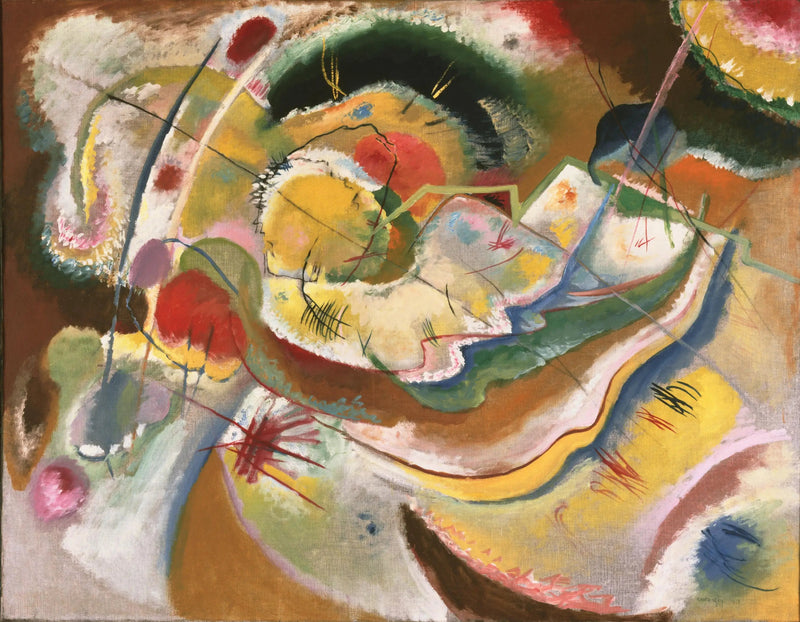 Pequeña pintura amarilla (improvisación) - Vassily Kandinsky