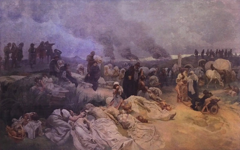 Petr Chelcicky en Vodnany - Alphonse Mucha