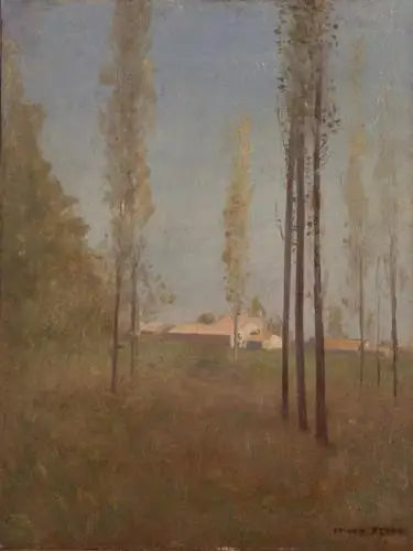 Pequeñas casas en Peyrelebade - Odilon Redon