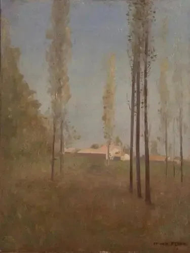 Pequeñas casas en Peyrelebade - Odilon Redon