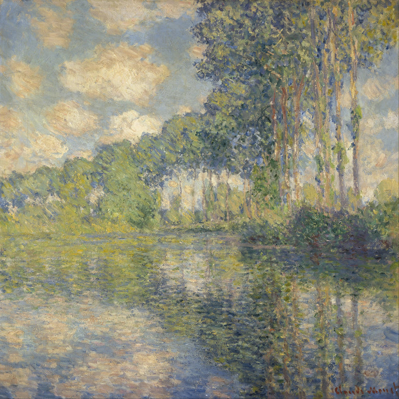 Álamos a orillas del Epte W1310 - Claude Monet
