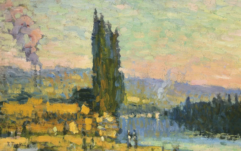 Pequeños puentes, colinas de Eauplet - Robert Antoine Pinchon