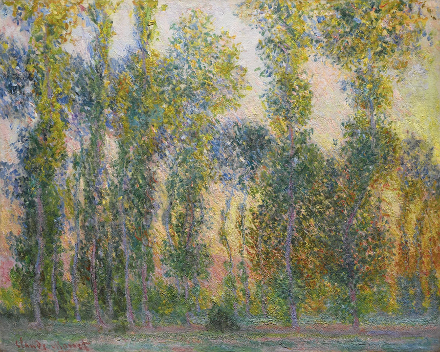Álamos en Giverny W1156 - Claude Monet