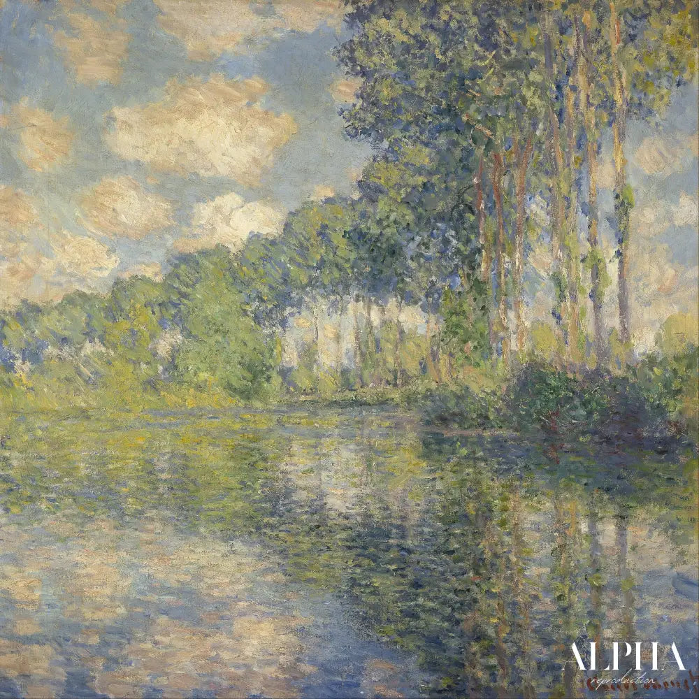 Peupliers sur l'Epte - Claude Monet - Reproductions de tableaux et peintures haut de gamme