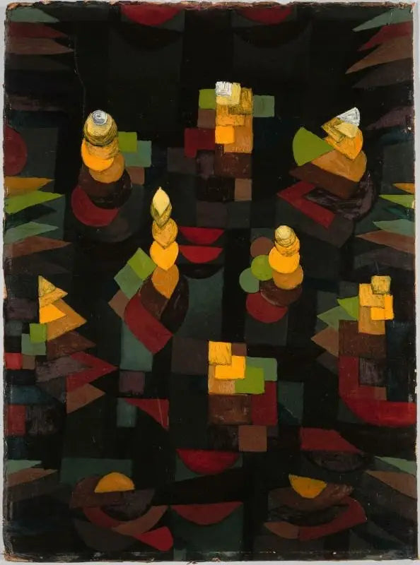 Crecimiento de plantas - Paul Klee
