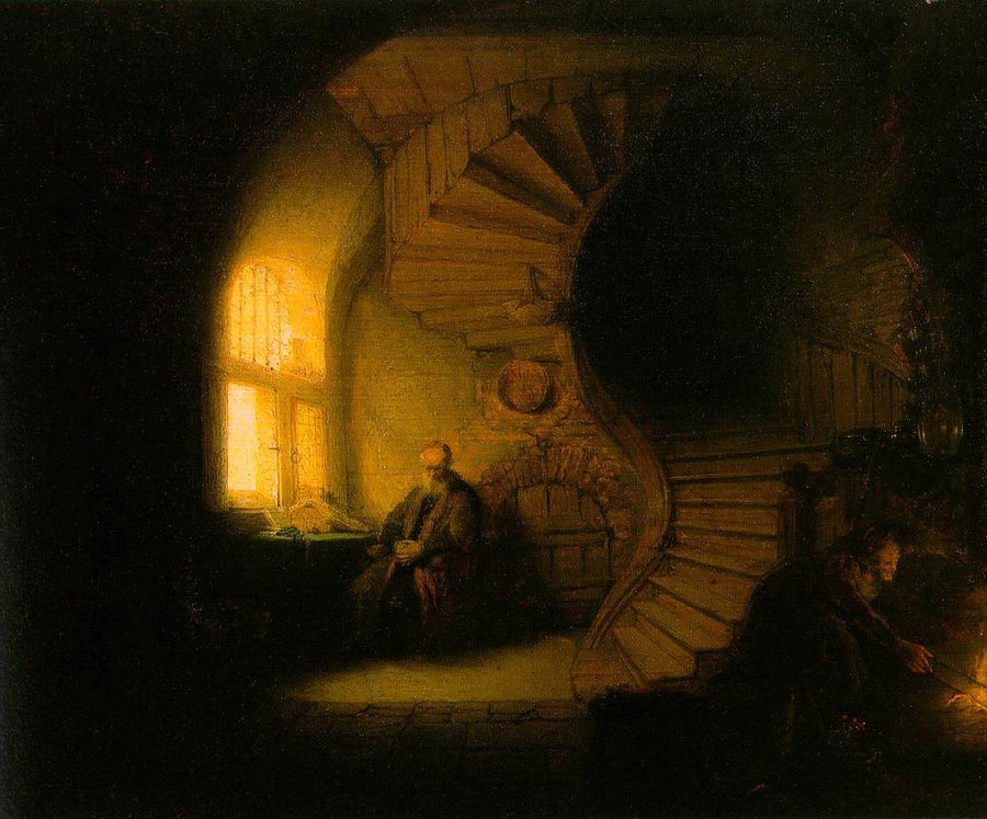 Filósofo en contemplación - Rembrandt