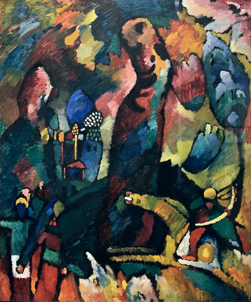 Foto con un arquero - Vassily Kandinsky