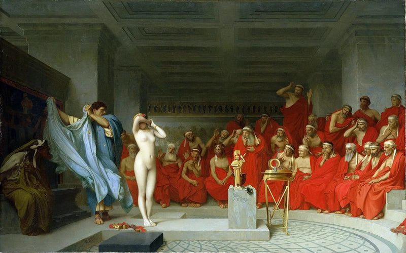 Friné ante el Areópago - Jean-Léon Gérôme
