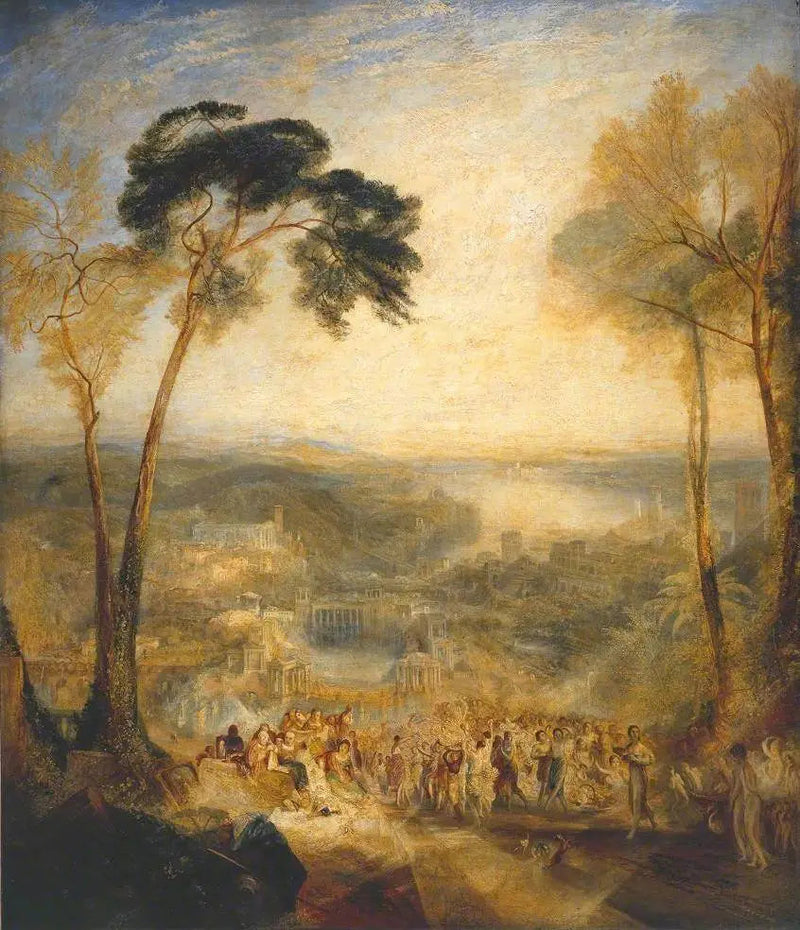 Friné yendo a los baños públicos como Venus: Demóstenes burlado por Esquines - J. M. W. Turner