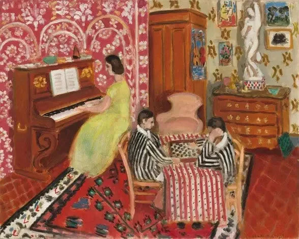 Pianista y Jugadores de damas - Henri Matisse