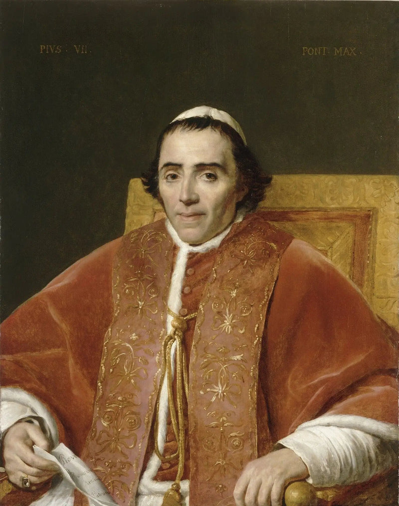 Pío VII, papa (1740-1823) - Jacques-Louis David