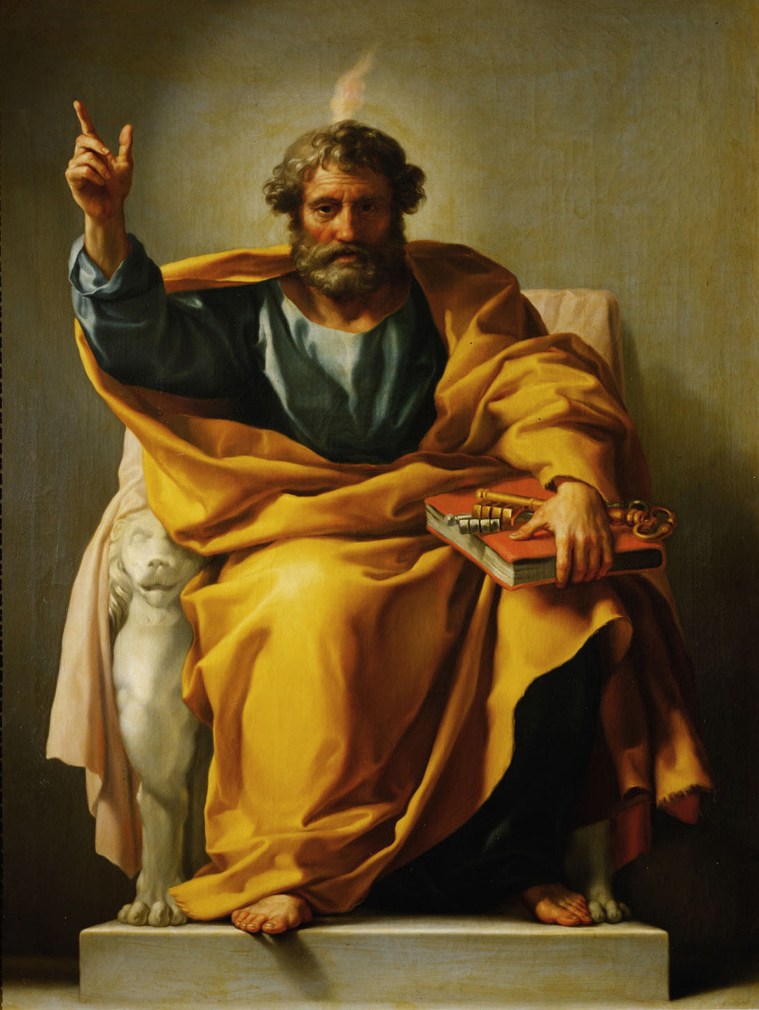 Pierre l'Apôtre - Anton Raphael Mengs image 1 reproduction réalisée par Alpha Reproduction