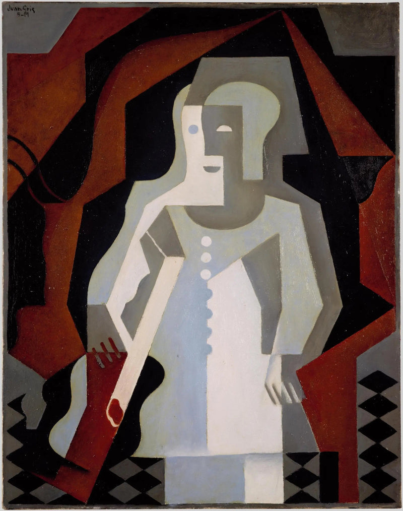 Pierrot con guitarra - Juan Gris