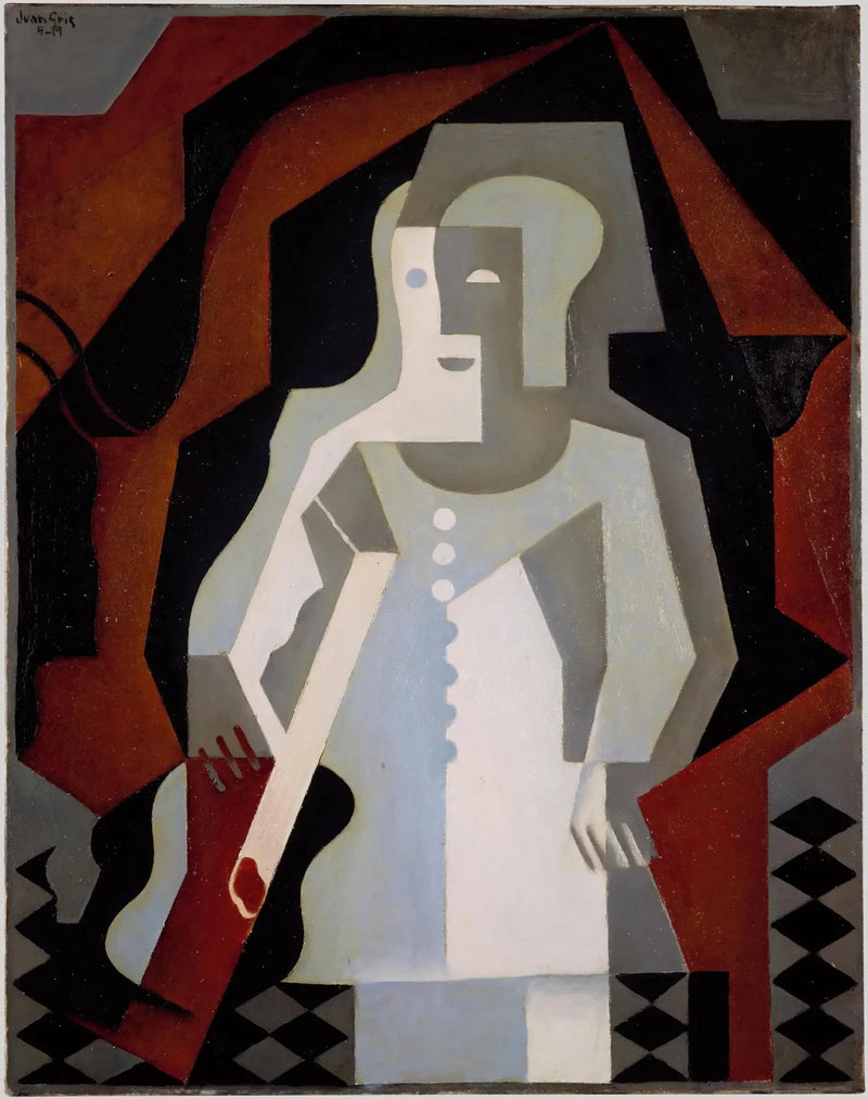 Pierrot con guitarra - Juan Gris